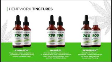 HempWorx CBD Oil Tincture Products and Concentration